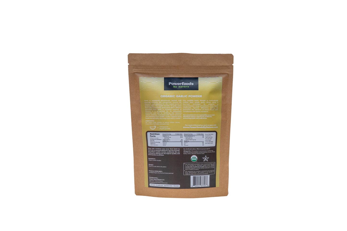 Organic Garlic Powder