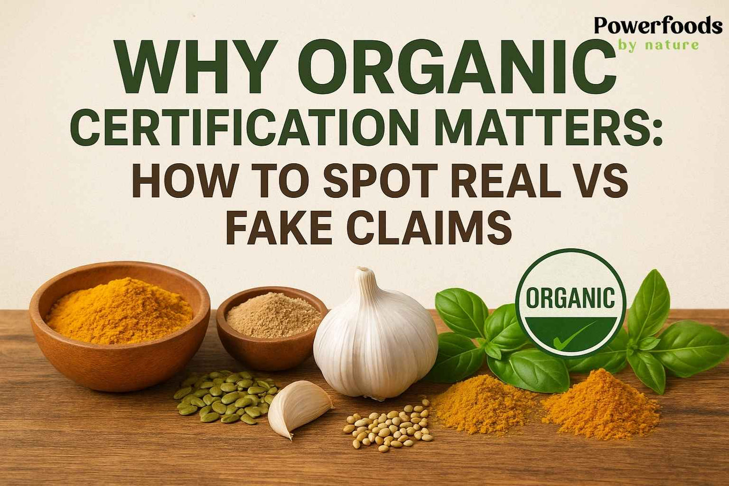 Why Organic Certification Matters: How to Spot Real vs Fake Claims