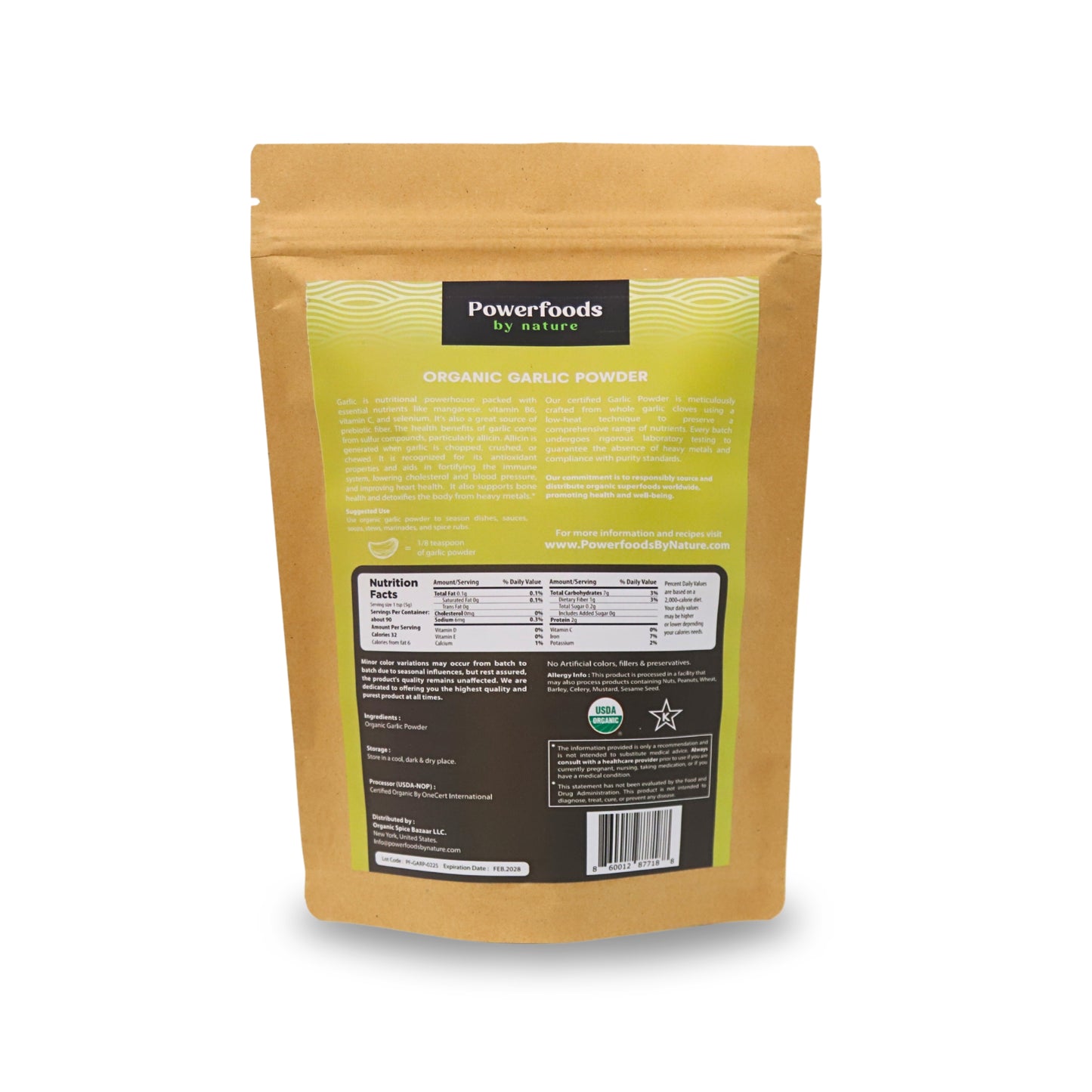 Organic Garlic Powder